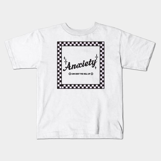 Anxiety Kids T-Shirt by ash ulmer design 